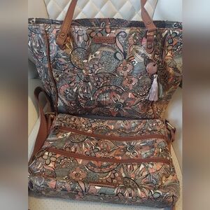 Sakroots Floral Pattern Tote and Crossbody Set NWOT